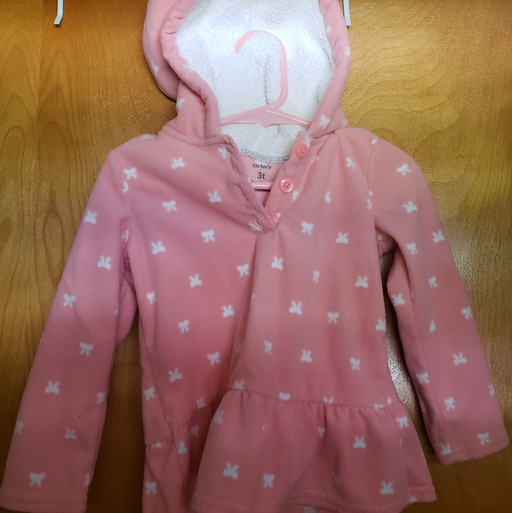 Carter's fleece hooded sweathshirt - size 3T
